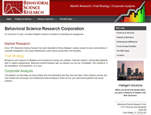 Tablet Screenshot of behavioralscience.com